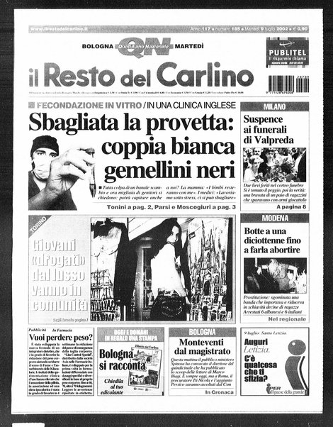 Il Resto del Carlino : giornale dell'Emilia